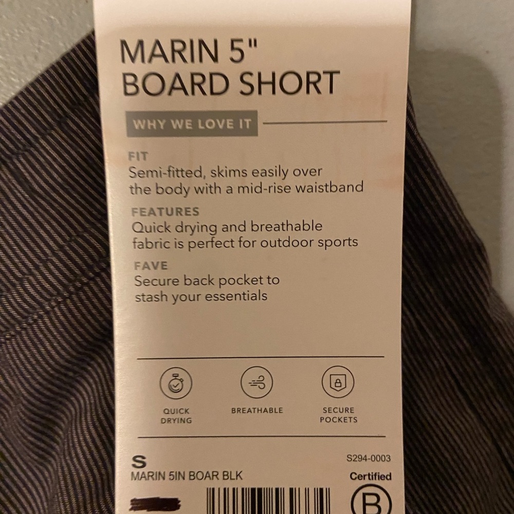 Athleta NWT board shorts